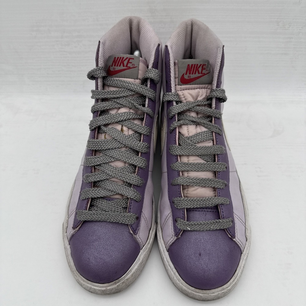 Nike Blazer High 317808-511 Women Purple/White Athletic Sneaker 2009 Size US 9 - Picture 8 of 16